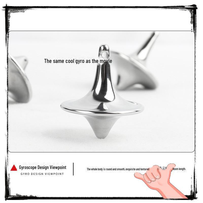 Inception Fidget Spinner for Men and Women - Black Technology Decompression Toy for Fun Relief