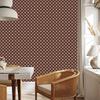 Brown and Rust Dots Wallpaper for Living Room and Bedroom 50x1000