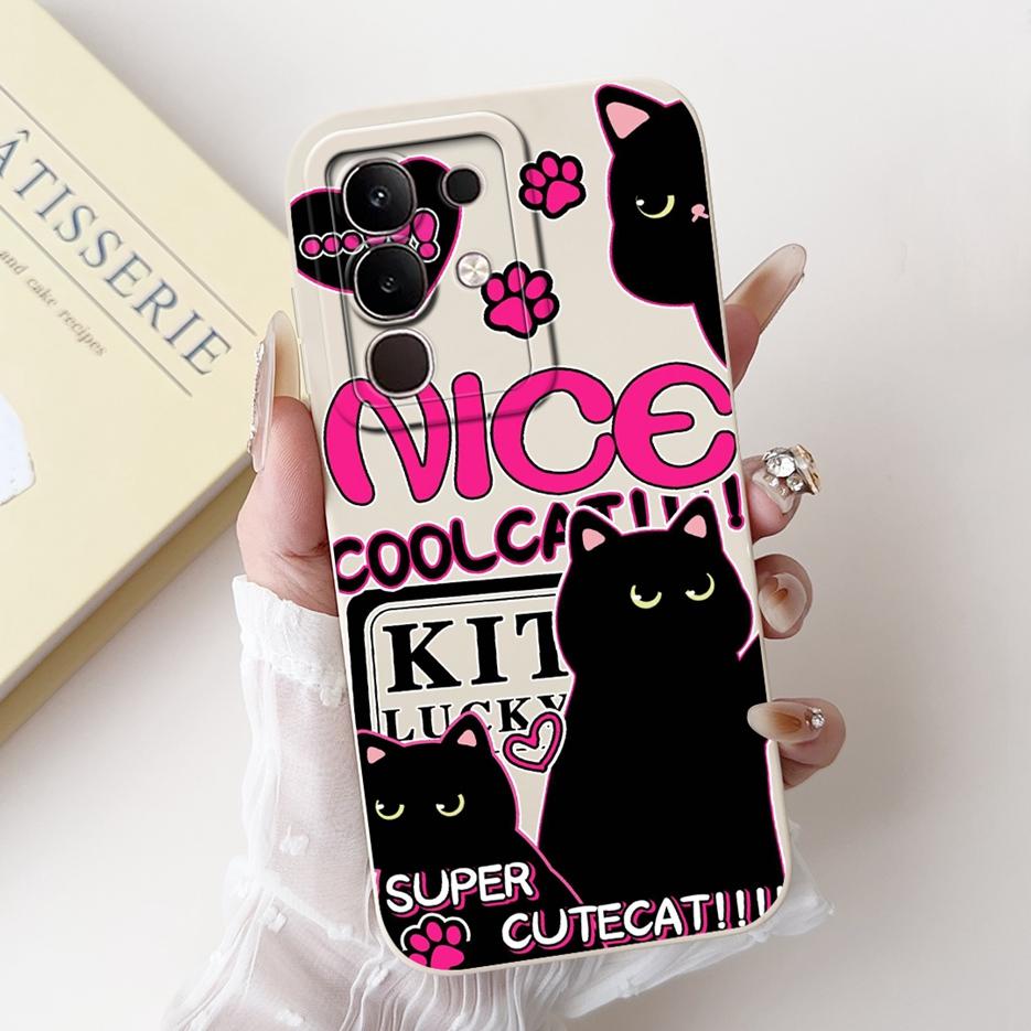 For Vivo Y29 4G 5G Case Fashion Rabbit Cartoon Cover Shockproof Phone Case For Vivo Y29s Y 29 S VivoY29 5G V2420 Soft TPU Fundas