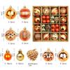  42pcs Delicate Holiday Sphere Baubles Set for Christmas Tree Hanging Decoration