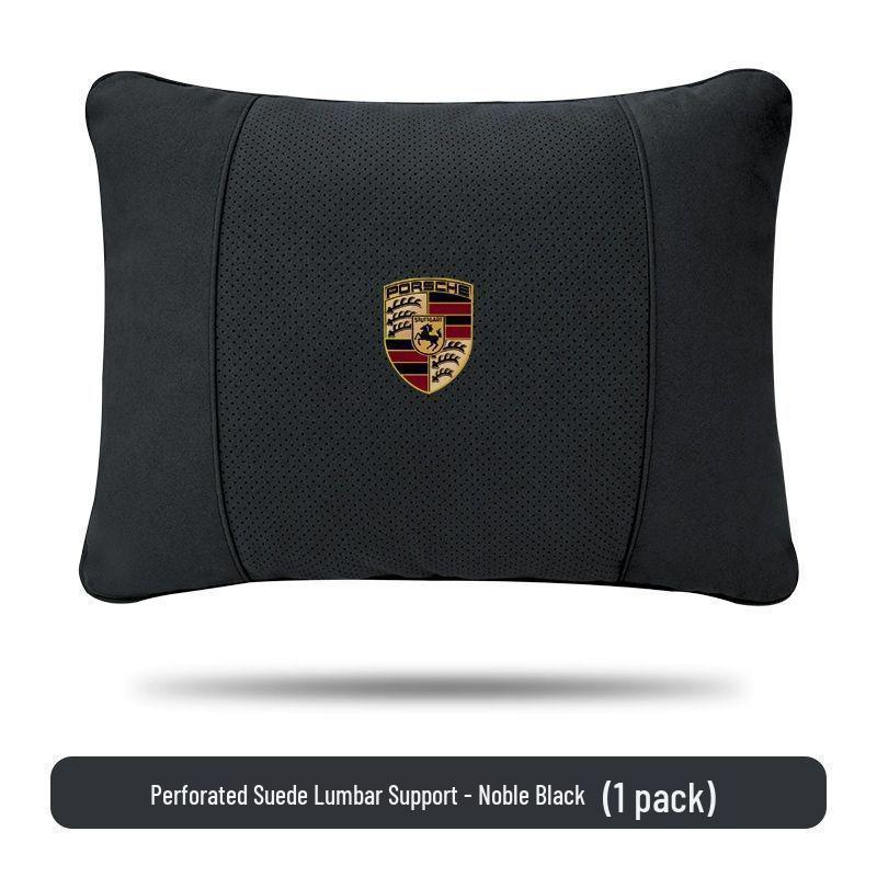 Almohada de apoyo para el cuello y la zona lumbar del reposacabezas del Porsche Macan/Cayenne: Compatible con 718, Panamera, 911