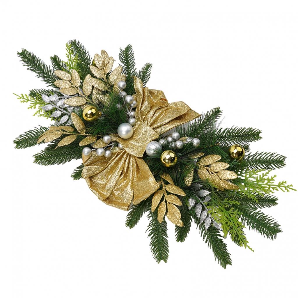 Red Bow Hanging Ornament Shop Window Sill Balustrade