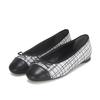 BARBARA Lambskin Color Block 1cm Flat Bbf506wt