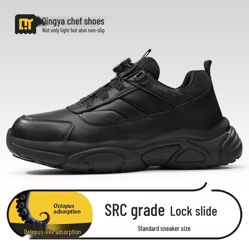 Herren Professionelle Rutschfeste Wasserdichte Kochschuhe: Öl- und fleckenresistentes Küchen-Sicherheitsschuhwerk