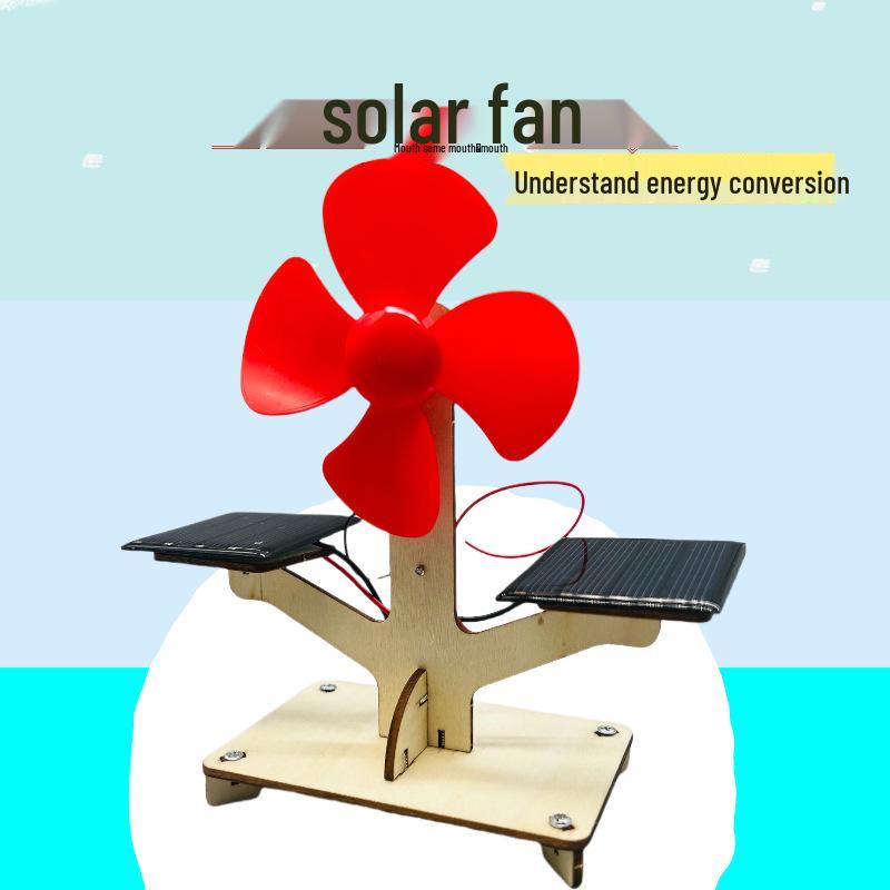 DIY Solar Fan Science Experiment Kit for Classrooms 14x20cm