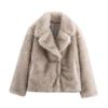 European and American Style, New Women's Clothing, Artificial Fur Effect Short Jacket and Coat Women 4360246