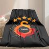 1pc Snug Galatasaray SK Blanket, Lightweight & Durable Print Blanket, Perfect for Home, Couch, Bed, Picnic, Travel, Office