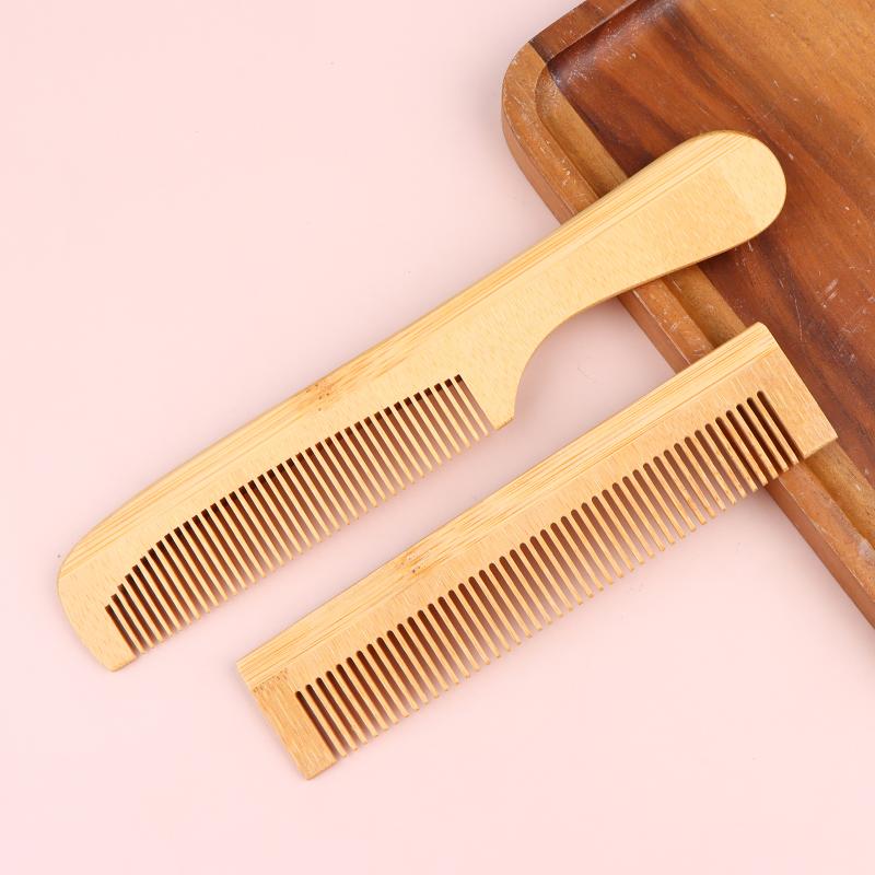 textureBamboo Massage Comb Anti Static Hair Care Brush Detangling Styling Tool Natural for Salon and Family Hairdressing