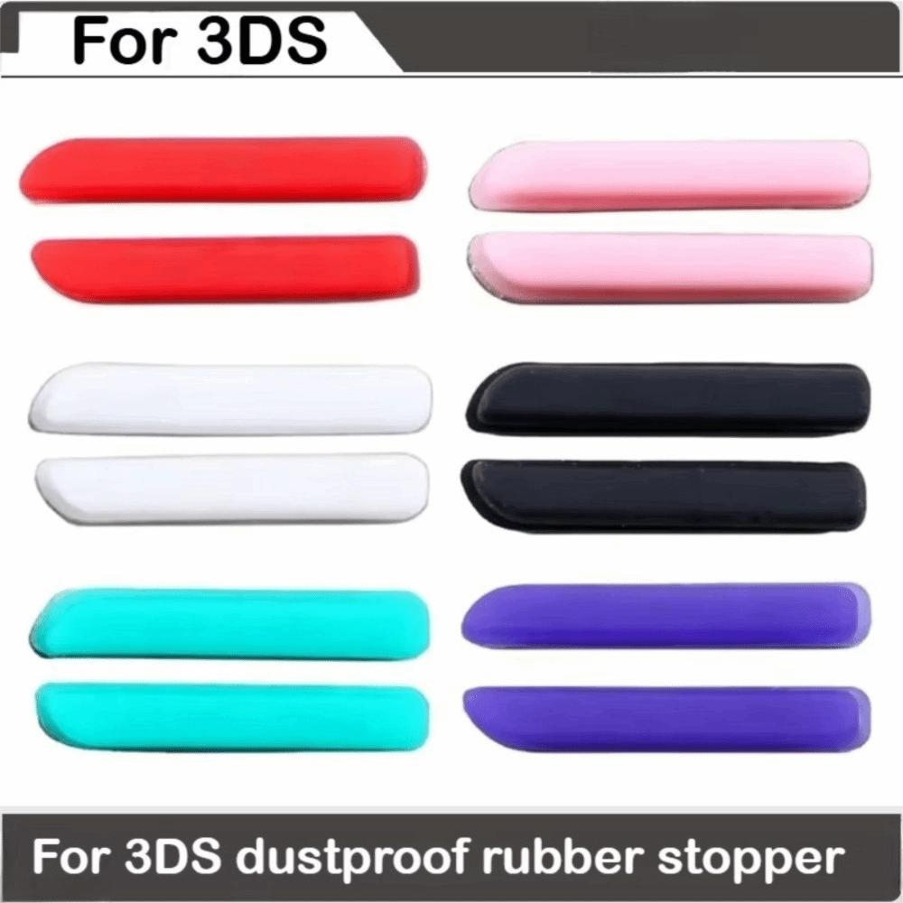 1Pair Dustproof Console Dust Plugs Protective Port Plugs for 3DS Console Replacement Accessories