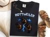 Rottweiler Heavy Metal Shirt, Vintage 80s Rottweiler Rock Tee, Dog Lover Gift