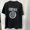 Nirvana Vintage Tee Vestibule Giant Tultex 1992 Black Short Sleeve Crew Neck XL Unisex T-Shirt