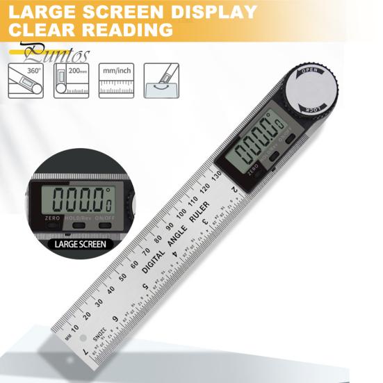 Angle Ruler Measuring Tool Digital Display Easy To Read High Accuracy Multipurpose Precision Angle Gauge Measuring Tool