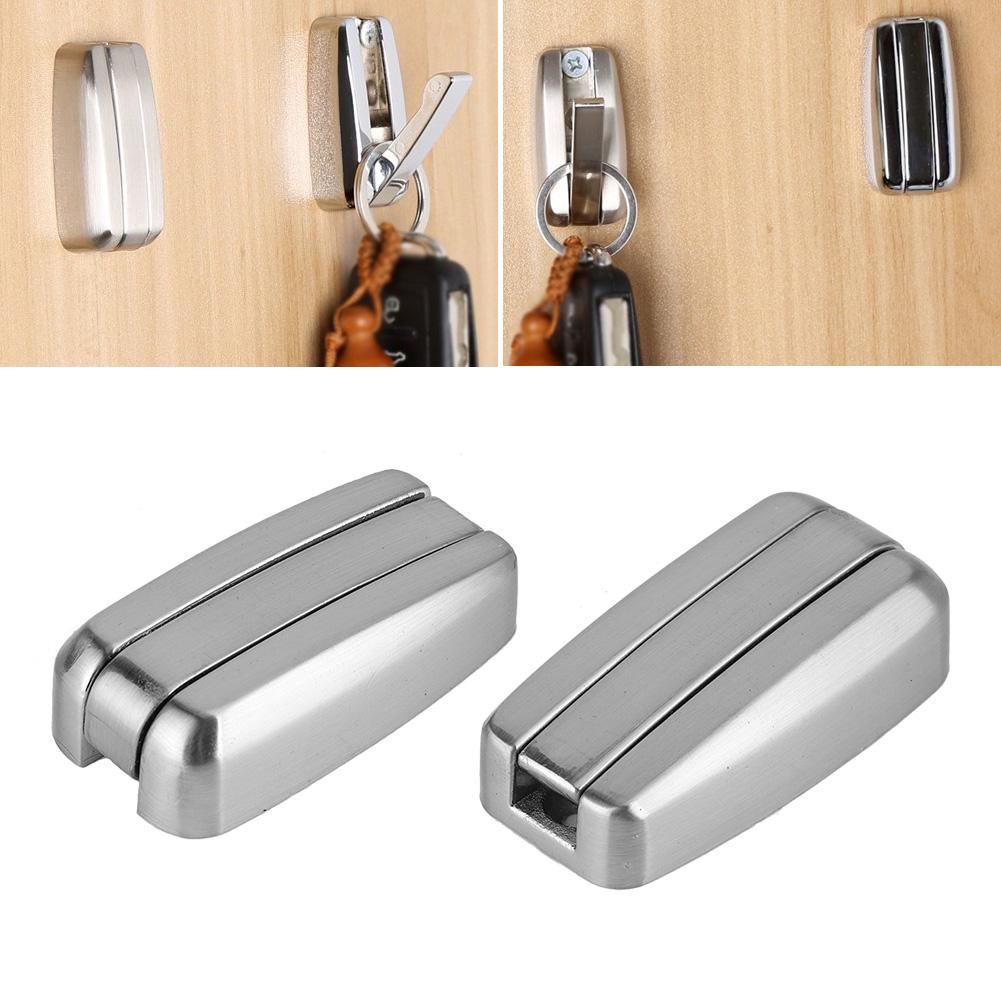 2 Stück Zinklegierung Versteckter Haken Kleidung Hüte Handtuchhalter Zubehör für Automobile Wohnmobile Drahtziehen