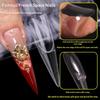 150Pc New Quality Space Hollow 3D French Extension With Scale Nail Mold Nail Dual Forms Full Cover Reusable Nail Extension Molds
