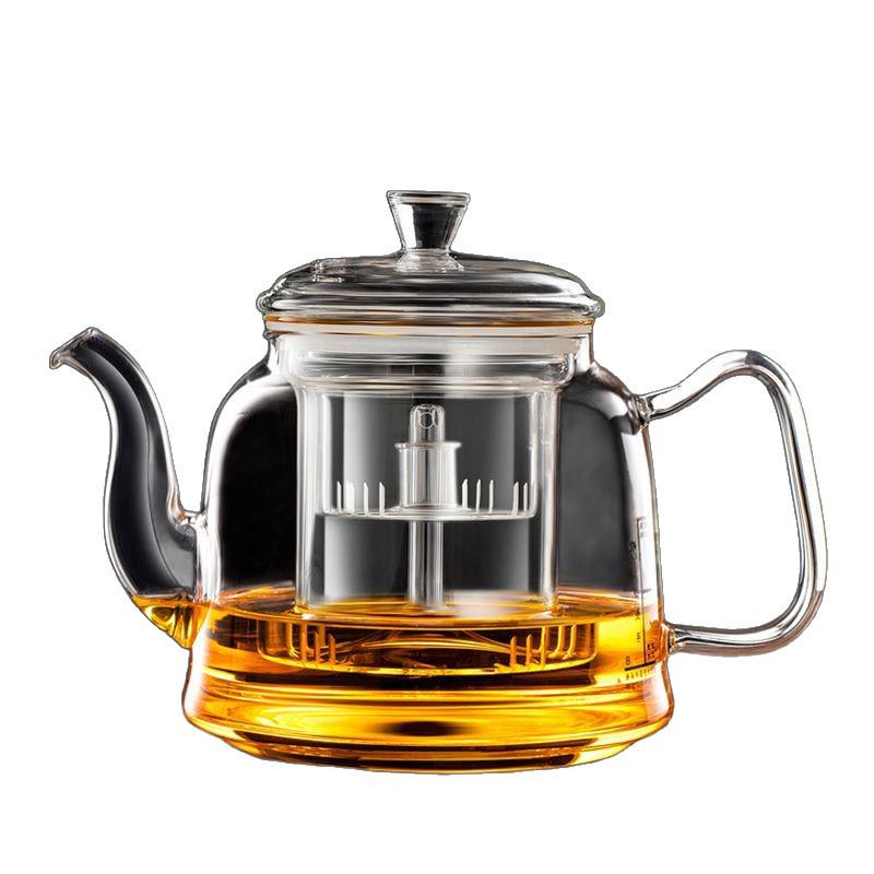 2025 Explosion-Proof Glass Electric Tea Infuser with Large Capacity and Ceramic Boiler
