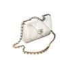 Chanel 19Bag Lambskin Shoulder Bag, Crossbody Bag Medium Women's White AS1161-B07327-10601