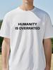 Huunisexity Is Overrated Animal Print Tshirt Unisex Heavyweight Anime Cartoon New Streetwear Tee