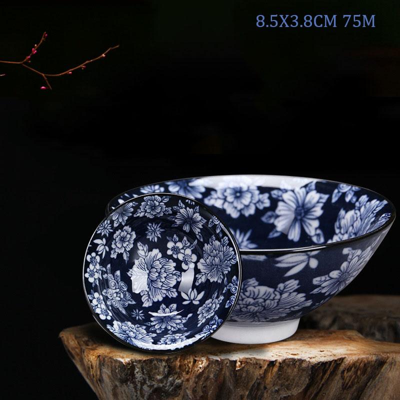 Retro Chinese Ceramic Tea Set Tea Set Small Tea Cup Single Cup Blue and White Porcelain Cup Chazhan Personal Cup Bowl Master Cup