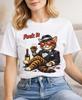Dark Humor Funny Cat Shirt, Sarcastic Meme Tee, Cool Tabby Cat Graphic Tee