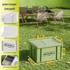 Large Capacity Outdoor Camping Storage Box with Lid - Thick Plastic Car Trunk Organizer