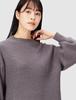 Snidel Oversized Knit Pullover CGRY F Women's SWNT214006,