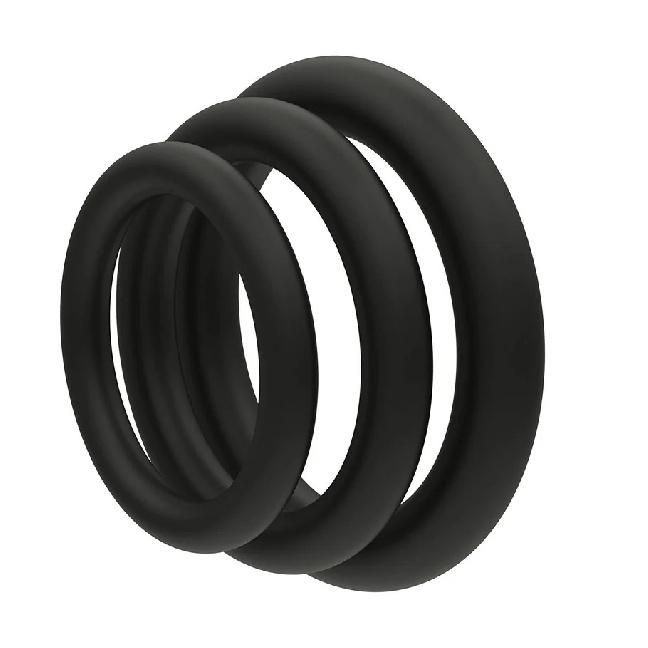 Cock Ring Durable Silicone Penis Rings Men Ejaculation Delay Rubber Sex Toys Rings for Male 3pcs/Set