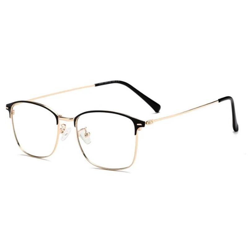Photochromie Brille Quadratischer Legierungsrahmen Kurzsichtigkeitsbrille Outdoor UV-Schutz Dioptrie -0.5 -1.0 -1.5 -2.0 Bis -6.0