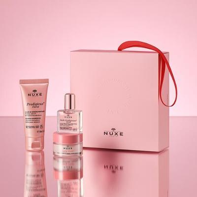 Nuxe Petit Gift Set (15g Berry Rose Lip Balm + 30ml Floral Shower Gel + 10ml Floral Oil)