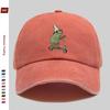 Pc Frog On a Scooter Printed Baseball Cap Fashionable Casual Design Golf Cap Home Leisure Decorative Hat Comfortable and Lig
