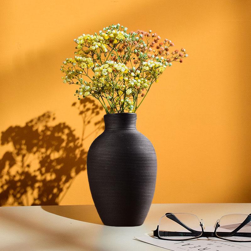 Keramická váza pro domácí dekoraci Severský květináč Dekorace do obývacího pokoje Květinová váza Cachepot na květiny Moderní pro interiér