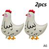 2PCS Cartoon Animal Standing Foil Balloons Long Float Time Thick Aluminum Foil for Wedding Kids Birthday Decor