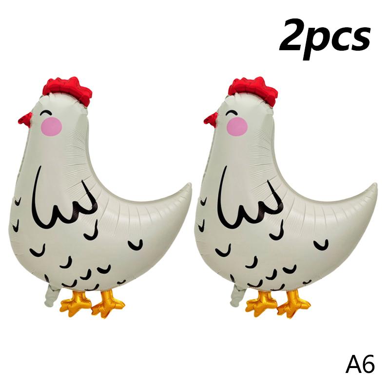 2PCS Cartoon Animal Standing Foil Balloons Long Float Time Thick Aluminum Foil for Wedding Kids Birthday Decor