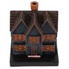 Good-Salems Witch House Incense Burner Massachusetts Witch House For Halloween Christmas Vacation Ornament Incense Burner