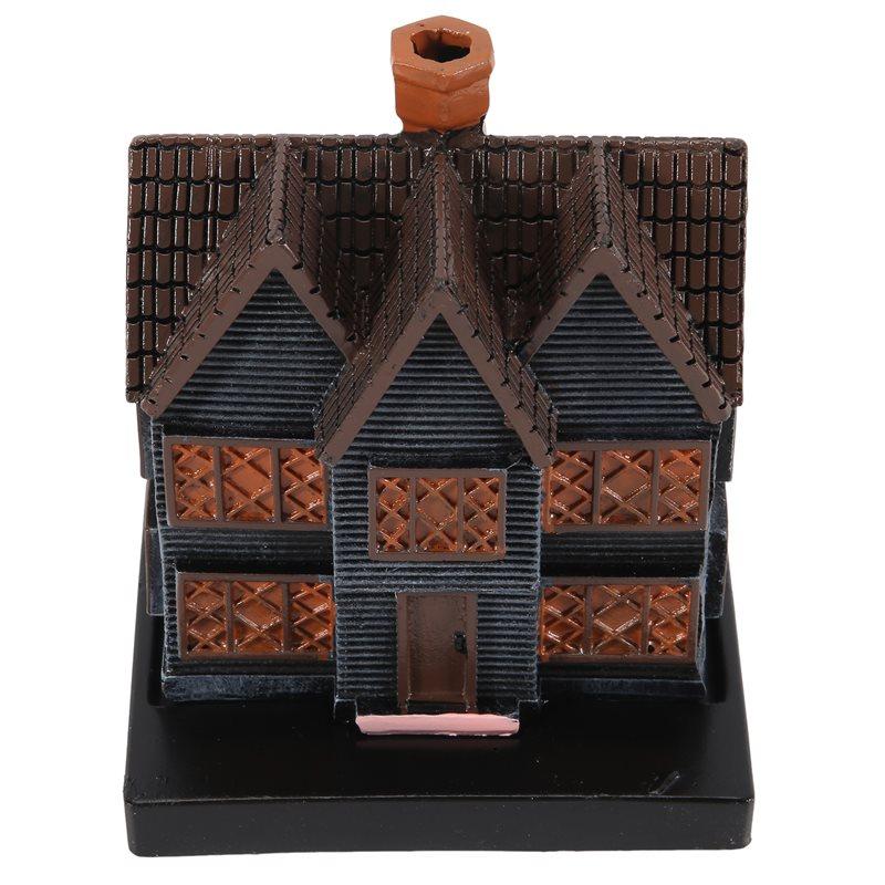 Good-Salems Witch House Incense Burner Massachusetts Witch House For Halloween Christmas Vacation Ornament Incense Burner