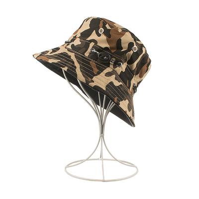 Women Men Casual Camouflage Bucket Hat  Summer Fisherman Cap Military Panama Safari Boonie Outdoor Sun Hats Cap