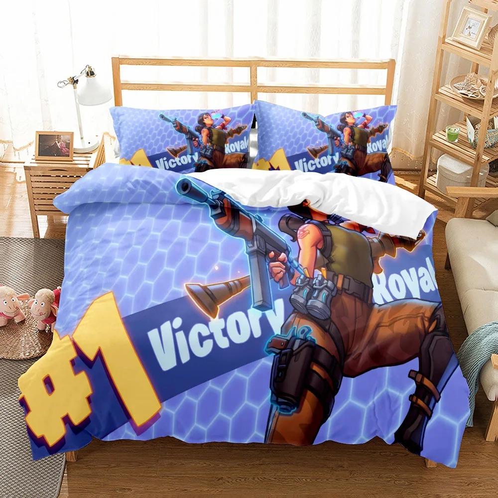 Play Station Children Bedding Set King Queen Double Full Twin Single Size Bed Linen Set