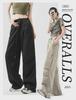Women's High-Waist Velvet-Lined Wide-Leg Climbing Pants - Autumn/Winter 2025 American Style
