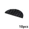 Moc Half Round Plate Compatible With 22888 30562 46361 Enlighten Building Blocks Parts DIY Assembles Particles Toys For Children
