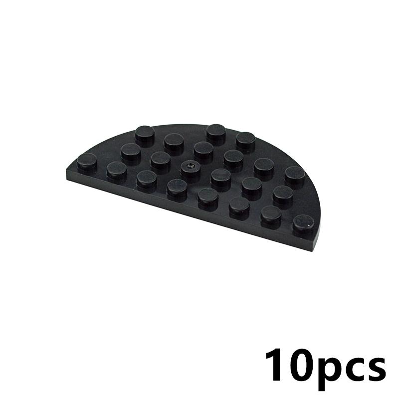 Moc Half Round Plate Compatible With 22888 30562 46361 Enlighten Building Blocks Parts DIY Assembles Particles Toys For Children