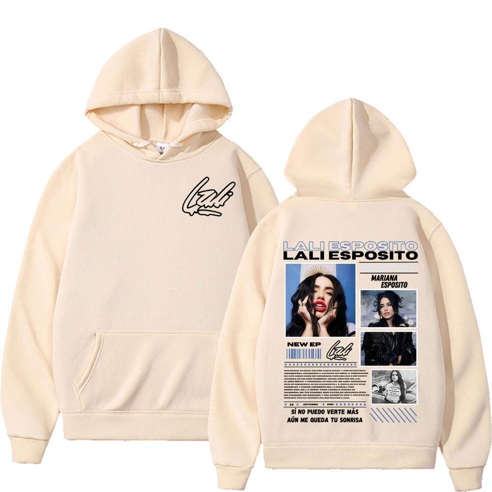 Singer Lali Esposito Asesina Album Tour 2025 Cover Hooded Sweatshirts Men Women Hip Hop Punk Hoodie Oversized Hoodies Streetwear