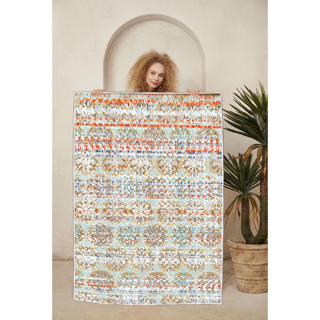 Carpet , Fine Washable Modern Carpet, Floor Mat with Decorative Non-Slip Floor