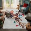 House Entrance Carpet Home Door Mat Living Room Bath Foot Bathroom Non-slip Water Absorption Rugs Bath Merry Christmas Winter