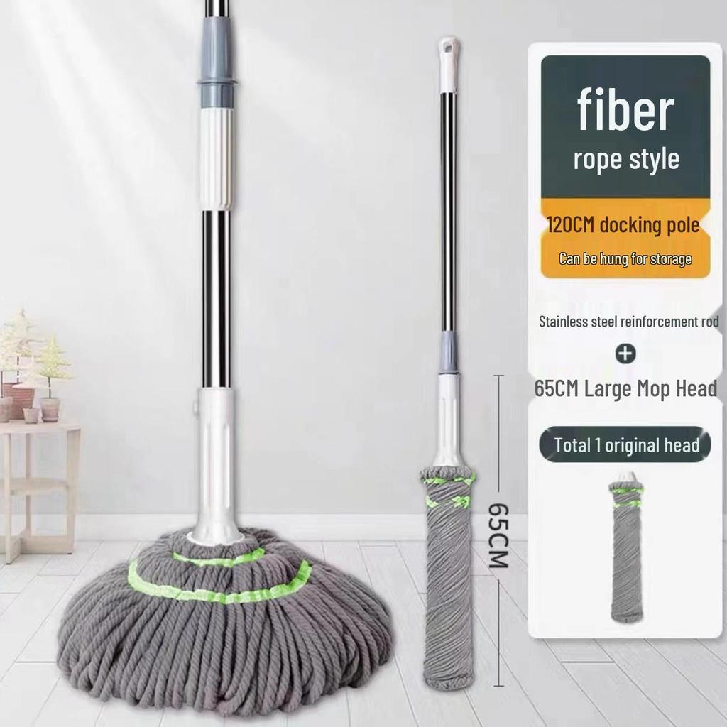 Hands-Free Self-Wringing Rotary Mop - Picasso Lazy Household Cleaning Mop