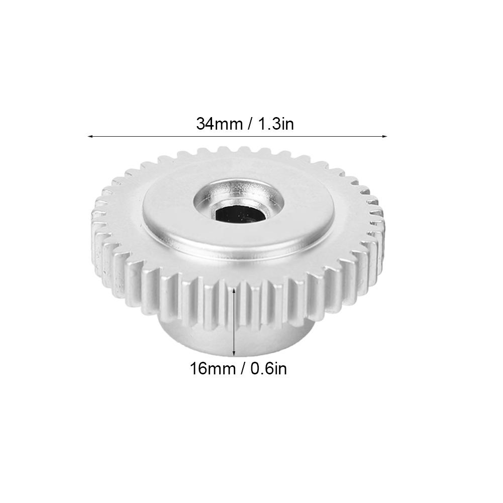2Pcs D Hole Gear High Strength Metal 40 Teeth Industrial Robot Parts 6mm Center Hole