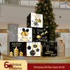 Festive Stacked Gift Boxes for Christmas Window Displays and Decor