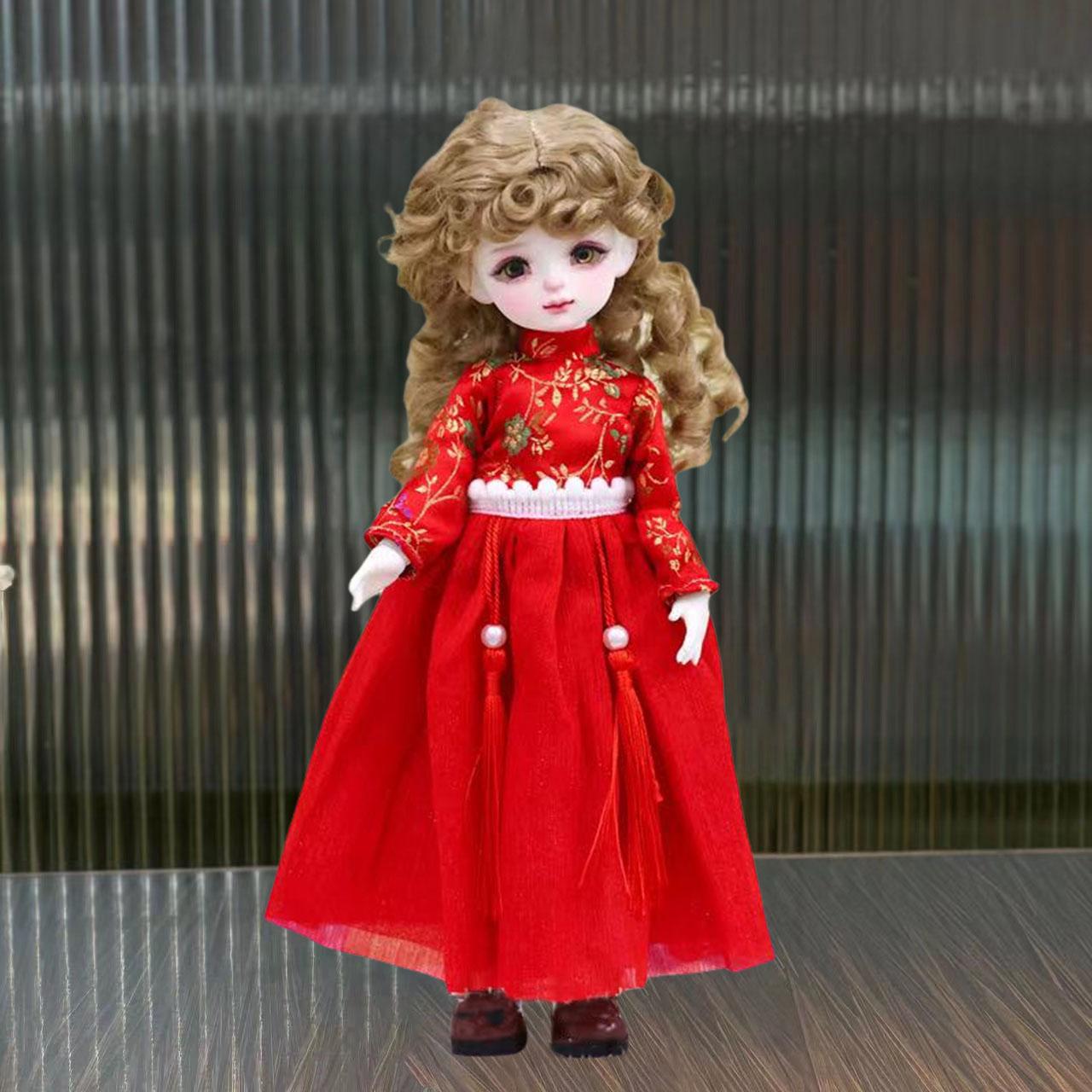 

1/6 Кукольное платье BJD 30 см Кукольный набор Юбка-плакетка Кукольные аксессуары