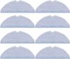Pack of 8 Replacement Microfiber Wipes Compatible with Roborock S7/S8/T7 — Washable and Reusable
