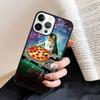 Cool Pizza Space Cat Phone Case Back Cover for IPhone 18 16 15 SE2020 14 13 11 12 Pro Max Mini XS XR X PlusS Fundas Coque