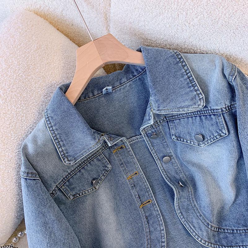 Women's Versatile Loose-Fit Denim Jacket - Spring/Autumn 2025 Design