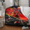 1pc Flash superhero Blanket Lightweight Flannel Throw For Sofa, Bed, Travel, Livingroom, Office, Couch, Chair, And Bed